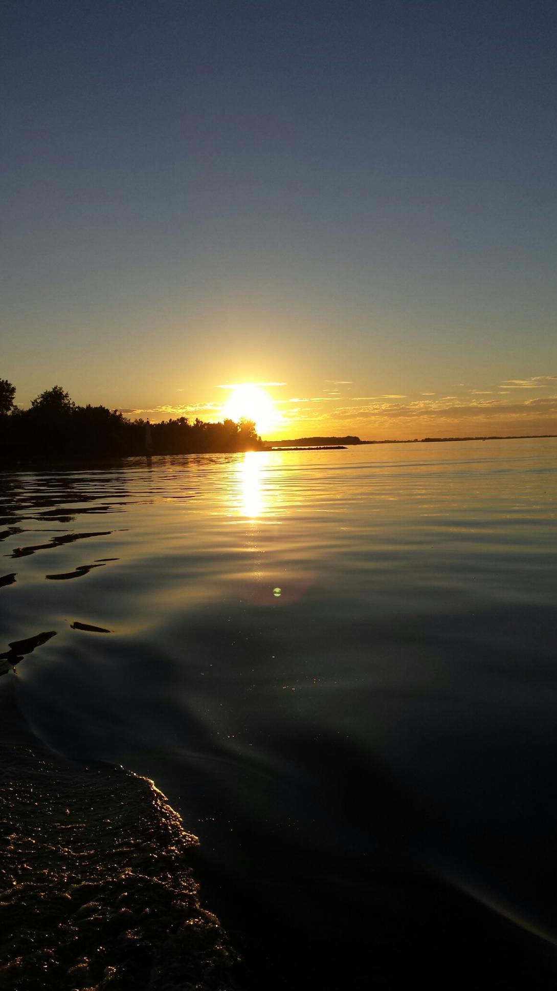 Sunset at Grand Lake St Marys