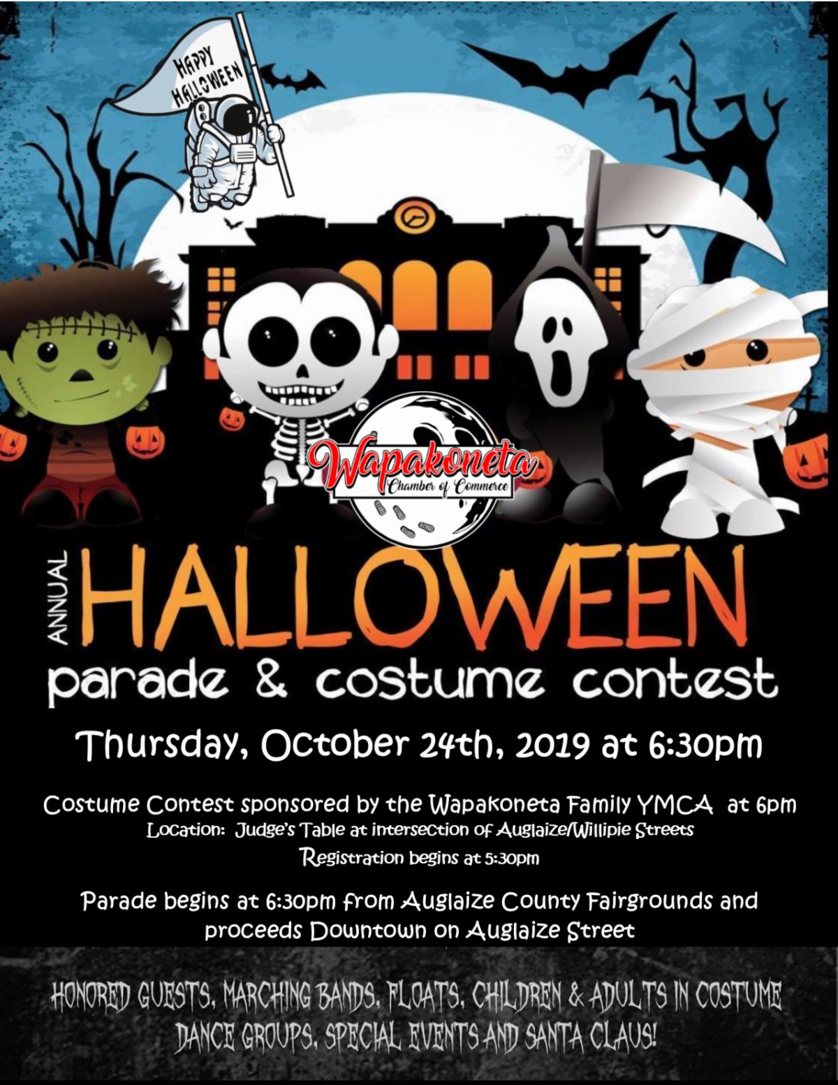 Wapakoneta Halloween Parade Costume Contest Greater Grand Lake Visitors Region