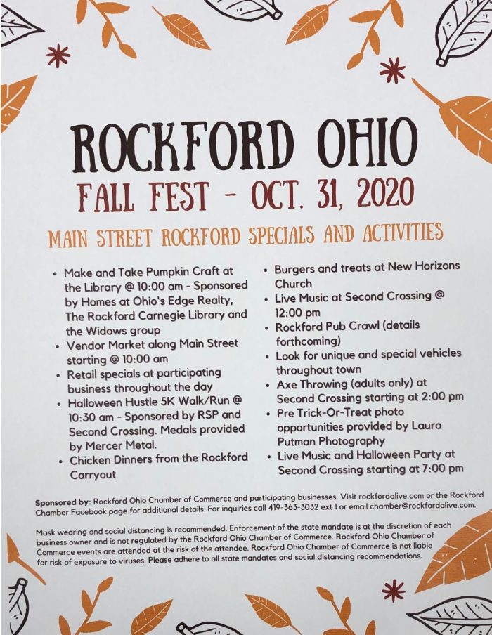 Rockford Fall Fest & Halloween Hustle Greater Grand Lake Visitors Region