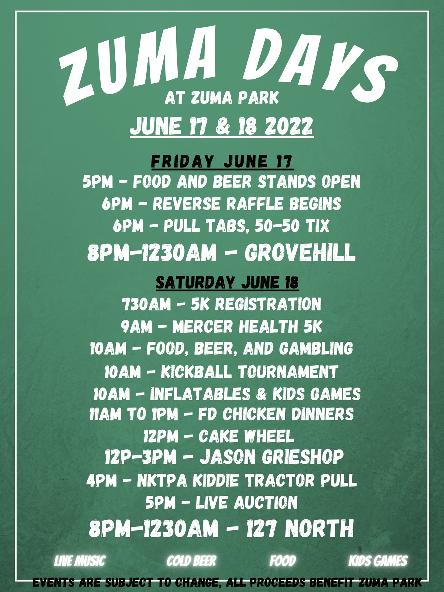 Zuma Days Greater Grand Lake Visitors Region